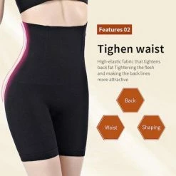 Feel Fab Stay Fab Shapewear Voor Billen, Buik En Dijen - Corrigerend Ondergoed High Waist - Zwart - Maat XXXXL -Badmode Verkoop 550x550 180