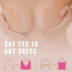 Blushy® Boob Tape – Push Up Bra - Nude - 5 Meter – Incl. 2 Tepelplakkers – Nipple Covers – Plak BH -Badmode Verkoop 550x550 216