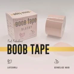 Blushy® Boob Tape – Push Up Bra - Nude - 5 Meter – Incl. 2 Tepelplakkers – Nipple Covers – Plak BH -Badmode Verkoop 550x550 217