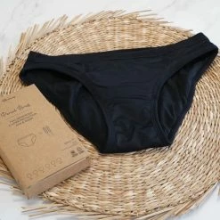 Bamboozy Menstruatie Ondergoed Basic 4-laags Maat S 36-38 Zwart Period Underwear Duurzaam Menstrueren Incontinentie Zero Waste Jasmijn -Badmode Verkoop 550x550 240