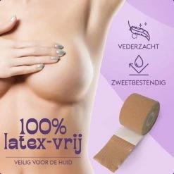 Esquina Boob Tape - Fashion Tape Naturel - Plak BH - Incl. Herbruikbare Tepelplakkers - 5m -Badmode Verkoop 550x550 247