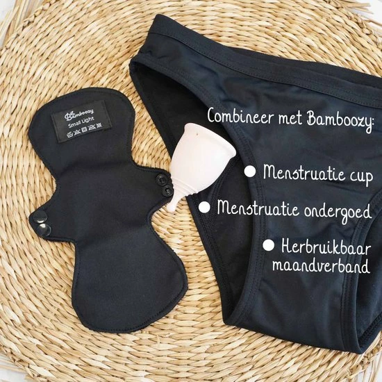 Bamboozy Menstruatie Ondergoed 4-laags Hoge Taille High Waist Corrigerend Slip Maat 3XL 46-48 Zwart Period Underwear Duurzaam Menstrueren Incontinentie Zero Waste Madelief 18 Bamboozy Menstruatie Ondergoed 4-laags Hoge Taille High Waist Corrigerend Slip Maat 3XL 46-48 Zwart Period Underwear Duurzaam Menstrueren Incontinentie Zero Waste Madelief - Afbeelding 16