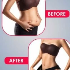 Merkloos Waist Trainer Korset - Corset 100% Latex - Kim Kardashian - Waist Shaper - Waist Trainer Latex - Latex Waist Trainer Body - Zwart / Black -Badmode Verkoop 550x550 441