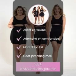 Merkloos Premium Waist Shaper - Body Shaper Vrouwen - Corrigerende Shapewear Dames - Zwart / M/L -Badmode Verkoop 550x550 452
