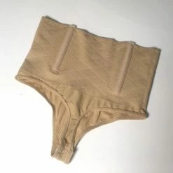 Merkloos Correctie Ondergoed Shapewear - High Waist String Beige Maat 38/40 -Badmode Verkoop 550x550 544