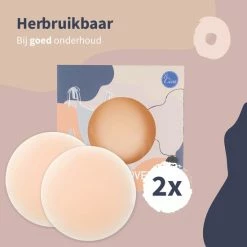Le Civa® Nipple Covers – Zelfklevende Tepelplakkers – Stickers – Bedekkers – Pads – 2 Stuks – Siliconen -Badmode Verkoop 550x550 55