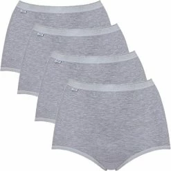 Sloggi Basic+ Dames Maxi Slip - 4-pack - Lichtgrijs - Maat 48 -Badmode Verkoop 550x550 606