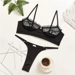 Merkloos Bagno Linda Kanten Lingerieset | Ondergoed | Beha Slipje Set | G-string | Zwart - Medium 26 Merkloos Bagno Linda Kanten Lingerieset | Ondergoed | Beha Slipje Set | G-string | Zwart - Medium -Badmode Verkoop 550x550 611