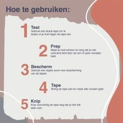 Le Civa® Boob Tape Met 10 Nipple Covers - Tepelcovers - Tepelplakkers - Fashion BH Dress Borst - Boob Tape -Badmode Verkoop 550x550 64