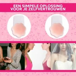 Vivefly Healthcare Mamilla Push Up - Harde Tepels Oplossen - Zichtbare Tepels Verbergen - Gratis BH Extender - Waterbestendig Bikini Cover - BH - Tot 60x Herbruikbaar - 10 CM -Badmode Verkoop 550x550 653