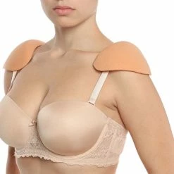 Bye Bra Schoudervullingen, BH-vullingen, Schouder-bh-vullingen, BH-accessoires, Beige, Een Maat -Badmode Verkoop 550x550 83