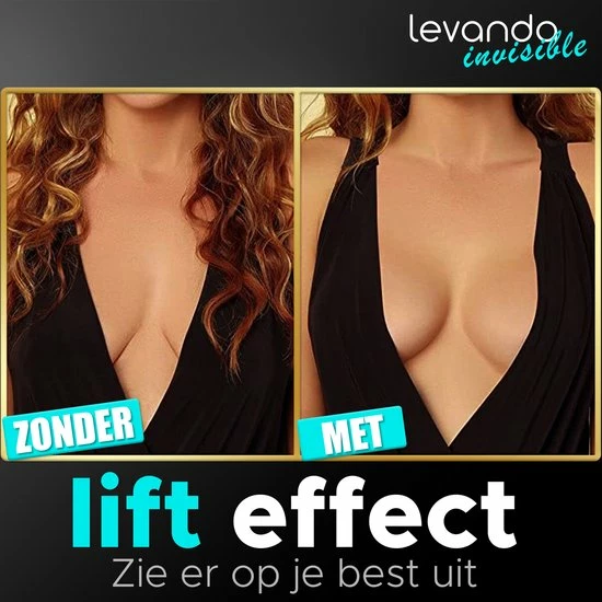 Levanda Transparante Boob Tape 5 Meter– Invisible Boobtape Inc Herbruikbare Nipple Covers- Strapless Plak BH Tape – Fashion Tape Borsten 5 Levanda Transparante Boob Tape 5 Meter– Invisible Boobtape Inc Herbruikbare Nipple Covers- Strapless Plak BH Tape – Fashion Tape Borsten - Afbeelding 3