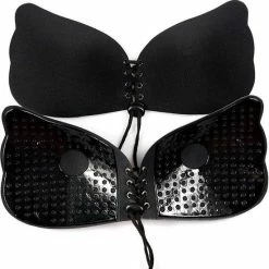 LYVION Strapless Plak BH - Met Push Up Door De Vetersluiting - Lingerie - Zwart - Plakbeha A 9 LYVION Strapless Plak BH - Met Push Up Door De Vetersluiting - Lingerie - Zwart - Plakbeha A -Badmode Verkoop 550x553 10