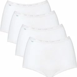 Sloggi Basic+ Dames Maxi Slip - 4-pack - Wit - Maat 46 -Badmode Verkoop 550x553 22