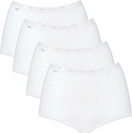 Sloggi Basic+ Dames Maxi Slip - 4-pack - Wit - Maat 50 21 Sloggi Basic+ Dames Maxi Slip - 4-pack - Wit - Maat 50 - Afbeelding 19