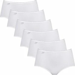 Sloggi Dames Midi Slip 6 Pack 24/7 Cotton