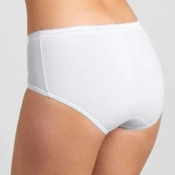 Sloggi Basic+ Dames Midi Slip - 4-pack - Wit - Maat 42 -Badmode Verkoop 550x554 2