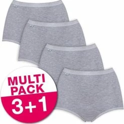 Sloggi Basic Maxi 4-Pack Dames Slip (3+1 Gratis) - 58 - Zwart 12 Sloggi Basic Maxi 4-Pack Dames Slip (3+1 Gratis) - 58 - Zwart -Badmode Verkoop 550x555 12