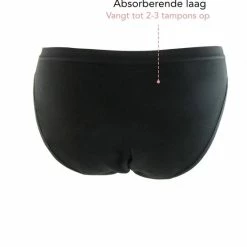 Bamboozy Menstruatie Ondergoed Basic 4-laags Maat S 36-38 Zwart Period Underwear Duurzaam Menstrueren Incontinentie Zero Waste Jasmijn -Badmode Verkoop 550x556 10