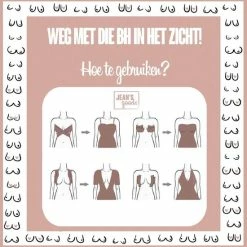 Jean's Goods Boob Tape - Inclusief Herbruikbare Tepelplakkers - Tepelcover - Borst Tape - Plak BH - 5 Meter - Super Sticky - Boobtape - Naturel -Badmode Verkoop 550x558 2