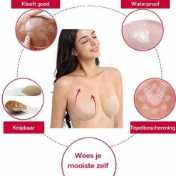 Phannie Plak Beha Push Up - Straploze Rugloze Zelfklevende Plak BH - Beige - Katoen - XXL 25 Phannie Plak Beha Push Up - Straploze Rugloze Zelfklevende Plak BH - Beige - Katoen - XXL -Badmode Verkoop 550x561 12