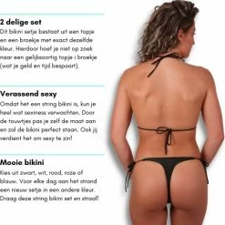 DERRINS STRING BIKINI Zwart - Bikini Dames - Bikini Set - Sexy Bikini - Bikini Vrouwen - High Waist Bikini 12 DERRINS STRING BIKINI Zwart - Bikini Dames - Bikini Set - Sexy Bikini - Bikini Vrouwen - High Waist Bikini -Badmode Verkoop 550x564 13