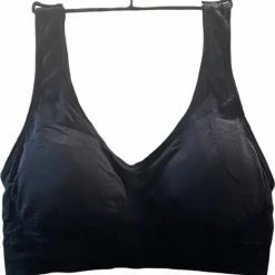 Merkloos Comfort Bra In Grote Maten 4XL/5XL 46-50 Zwart