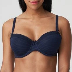 PrimaDonna Twist Basel Voorgevormde Balconette Bh 0242062 Majestic Blue - Maat 85D