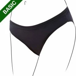 Bamboozy Menstruatie Ondergoed Basic 4-laags Maat L 40-42 Zwart Period Underwear Duurzaam Menstrueren Incontinentie Zero Waste Jasmijn