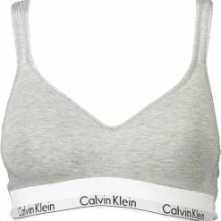 Calvin Klein Modern Cotton Bralette Met Cup Dames - Grijs - Maat S -Badmode Verkoop 550x578 2