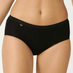 Sloggi Basic+ Dames Midi Slip - 4-pack - Zwart - Maat 38 -Badmode Verkoop 550x581 8