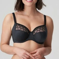 PrimaDonna Gamila Beugel Bh 0163230 Charcoal - Maat 75D -Badmode Verkoop 550x582 7