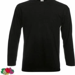 Fruit Of The Loom Value Weight Longsleeve 5 Stuks T-shirt Zwart L -Badmode Verkoop 550x590 1