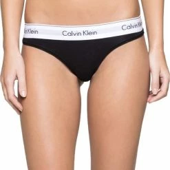 Calvin Klein Onderbroek - Maat M - Vrouwen - Zwart/wit -Badmode Verkoop 550x599