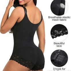 Livvi Wear - Full Body Shapewear - Maat S - Zwart - Shaper -Corrigerend Ondergoed Voor Billen, Buik En Taille -Badmode Verkoop 550x599 5
