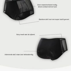 Merkloos SNN Beauty 4 Lagen Premium Menstruatie Ondergoed Dames - Menstruatieondergoed - Wasbaar - Alternatief Voor Wasbaar Maandverband - Incontinentie Vrouw - Incontinentie Ondergoed - Onderbroek - Period Underwear - Maat S -Badmode Verkoop 550x603 10