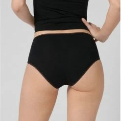 Sloggi Dames Basic Midi GO Organische Slip 2-pack - XL - Zwart -Badmode Verkoop 550x607 4