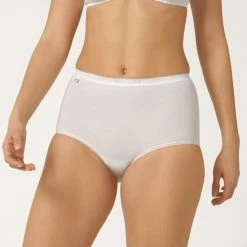 Sloggi Basic+ Dames Maxi Slip - 4-pack - Wit - Maat 46 -Badmode Verkoop 550x611 31