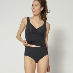 Sloggi - Sloggi ZERO Feel Bra Shirt EX - BLACK - Vrouwen - Maat L -Badmode Verkoop 550x611 6