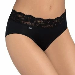 Sloggi Romance Dames Midi Slip Met Kant - Zwart - Maat 40 19 Sloggi Romance Dames Midi Slip Met Kant - Zwart - Maat 40 -Badmode Verkoop 550x611 81