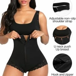 Livvi Wear - Full Body Shapewear - Maat M - Zwart - Shaper -Corrigerend Ondergoed Voor Billen, Buik En Taille