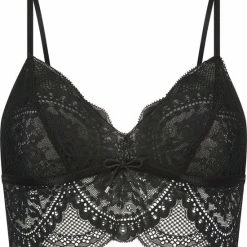 Hunkemöller Dames Lingerie Bralette Stacey - Zwart - Maat M