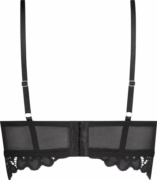 Hunkemöller Dames Lingerie Voorgevormde Longline Bh Zonder Beugel Shiloh - Zwart - Maat B75 7 Hunkemöller Dames Lingerie Voorgevormde Longline Bh Zonder Beugel Shiloh - Zwart - Maat B75 - Afbeelding 5