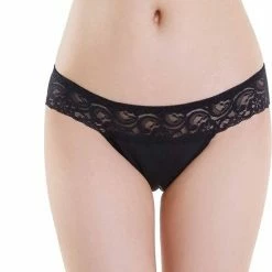 Bamboozy Menstruatie Ondergoed 4-laags String Thong Maat L 40-42 Zwart Period Underwear Duurzaam Menstrueren Incontinentie Zero Waste Roos -Badmode Verkoop 550x632 3