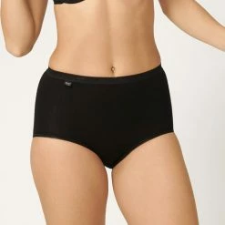 Sloggi Basic+ Dames Maxi Slip - 4-pack - Zwart - Maat 50 36 Sloggi Basic+ Dames Maxi Slip - 4-pack - Zwart - Maat 50 -Badmode Verkoop 550x635 3