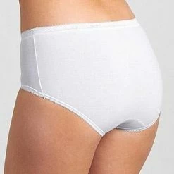 Sloggi Basic+ Dames Midi Slip - 4-pack - Wit - Maat 44 -Badmode Verkoop 550x643 4