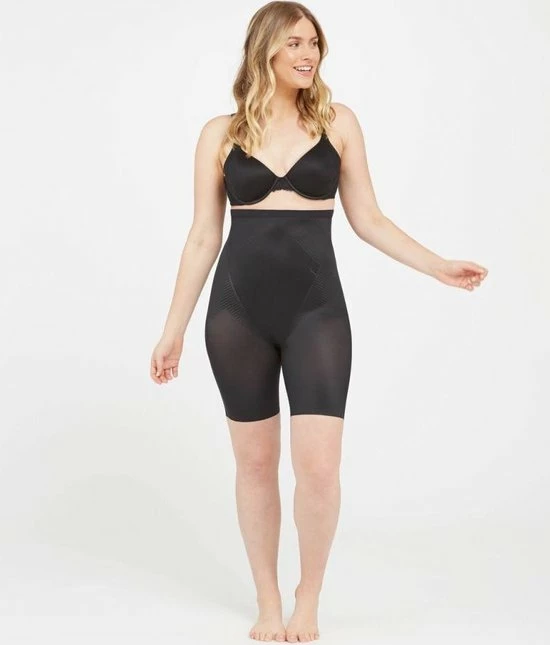 Spanx Thistincts 2.0 High Waisted Mid Thigh Short - Zwart - Maat L 9 Spanx Thistincts 2.0 High Waisted Mid Thigh Short - Zwart - Maat L - Afbeelding 7