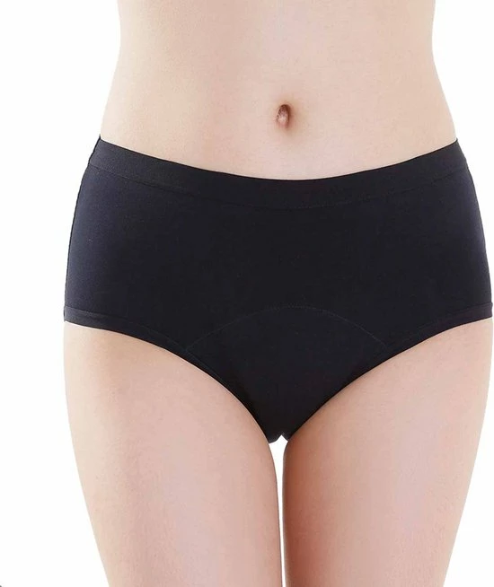 Bamboozy Menstruatie Ondergoed 4-laags Hoge Taille High Waist Corrigerend Slip Maat XL 42-44 Zwart Period Underwear Duurzaam Menstrueren Incontinentie Zero Waste Madelief 7 Bamboozy Menstruatie Ondergoed 4-laags Hoge Taille High Waist Corrigerend Slip Maat XL 42-44 Zwart Period Underwear Duurzaam Menstrueren Incontinentie Zero Waste Madelief - Afbeelding 5