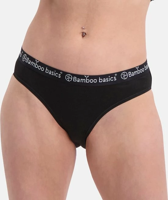 Bamboo Basics - Slips Yara (3-pack) Dames - Zwart - M 7 Bamboo Basics - Slips Yara (3-pack) Dames - Zwart - M - Afbeelding 5