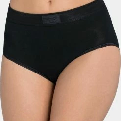 Sloggi Double Comfort Dames Maxi Comfort Slip - Zwart - Maat 48